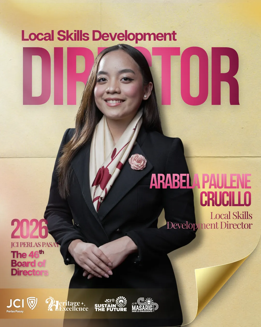 Arabela Paulene Crucillo, Local Skills Development Director
