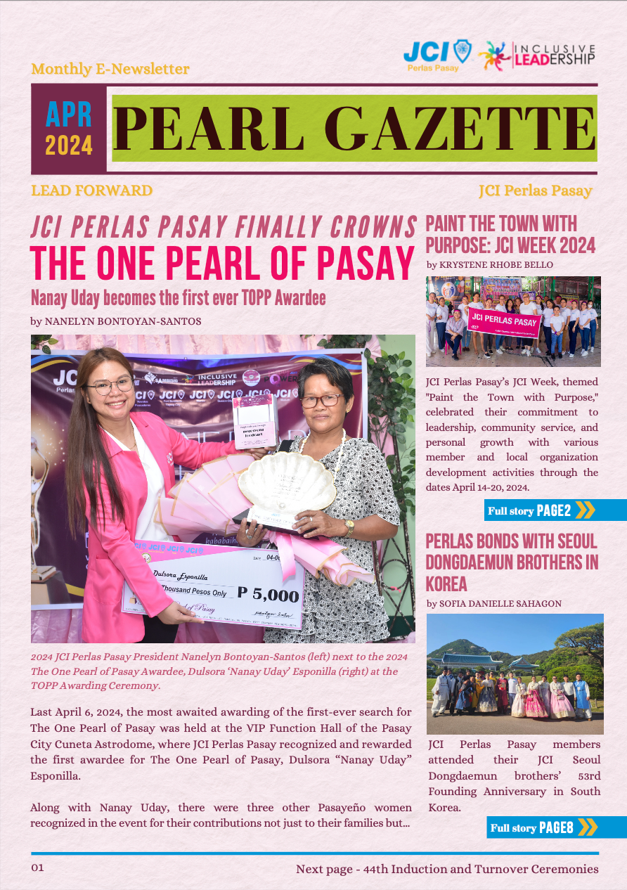 2024 April Issue – Pearl Gazette